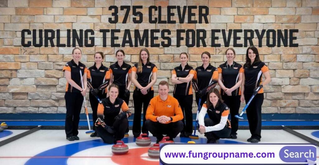 Creative and clever curling team names for competitive and casual curling teams