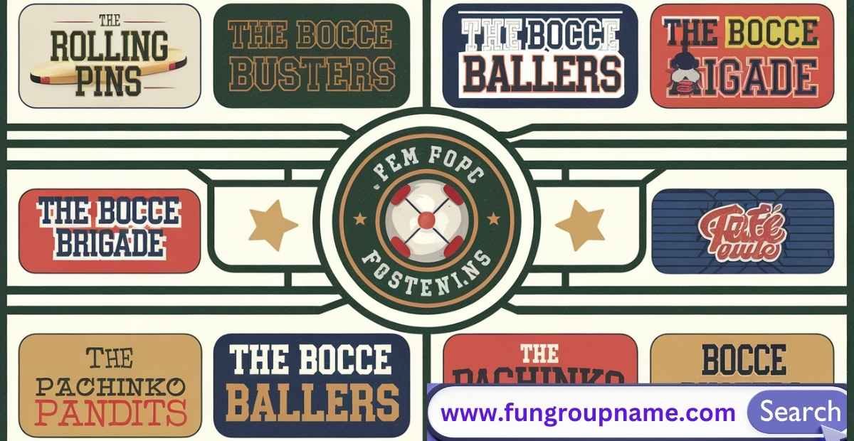 355 Fun Bocce Team Names
