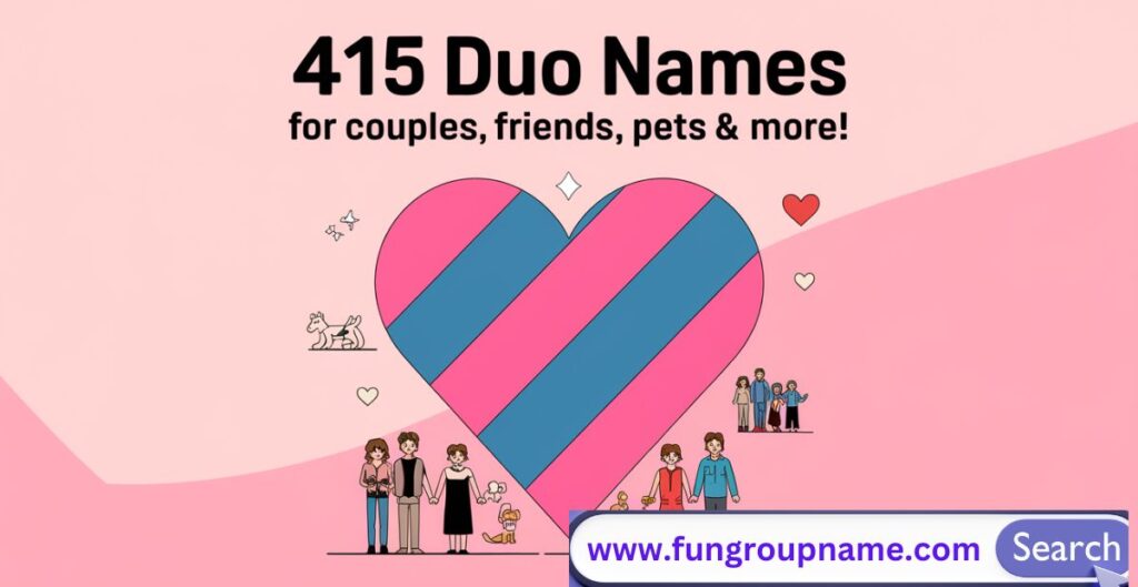 "Cool duo names in gaming for friends, couples, and streamers – top gamer tag ideas for epic team play"