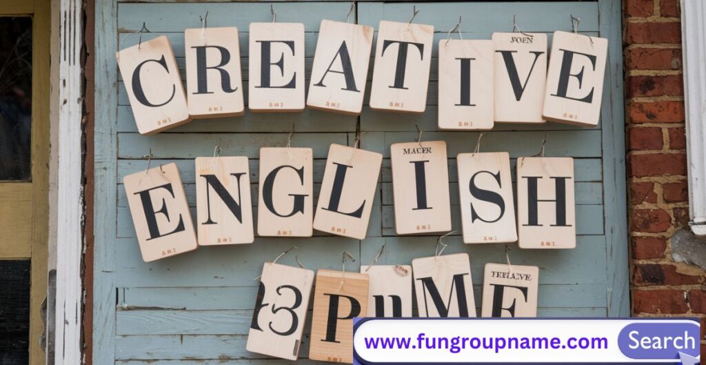 Creative English group name ideas for students, teams, clubs, and friends