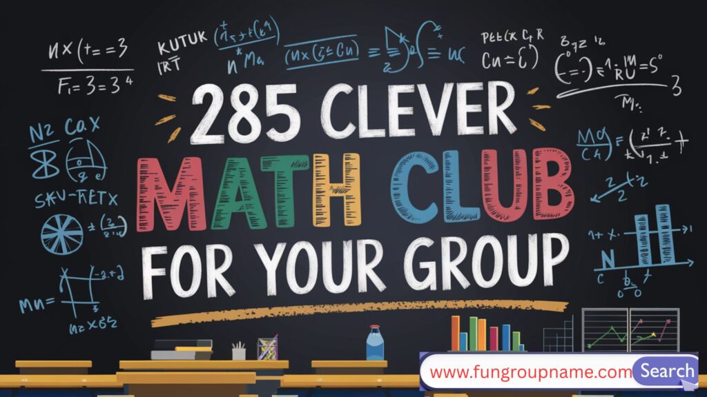 Creative Math Club Names for Students, Teams, and Competitions – Fun, Clever, and Competitive Ideas