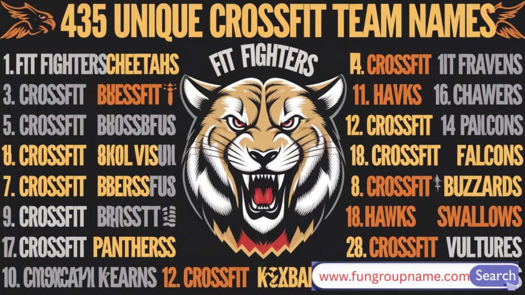 CrossFit team name ideas for competitive and fitness groups – 435 unique and catchy names