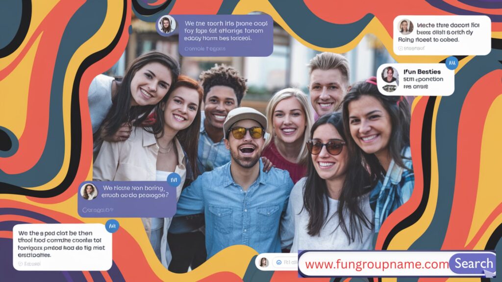Cute and fun group chat names for friends, family, and social chats – creative and trending name ideas for WhatsApp, Messenger, and more.

