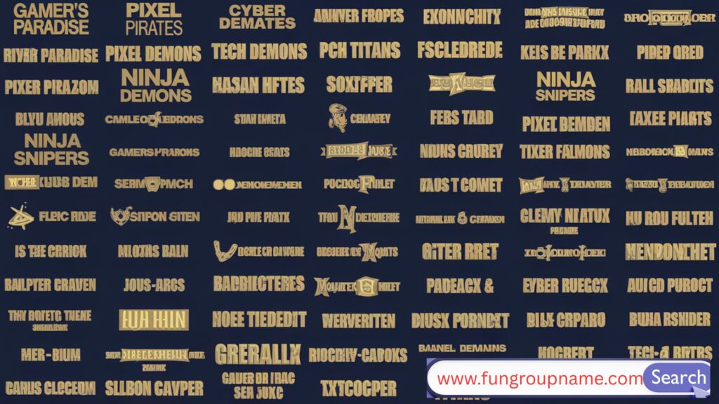 Fantasy-inspired gaming team names with mythical, magical, and legendary themes for gamers and eSports clans

