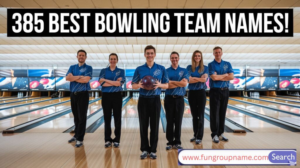 Creative and funny bowling team names list for leagues, tournaments, and casual players – 385 best ideas for every style.