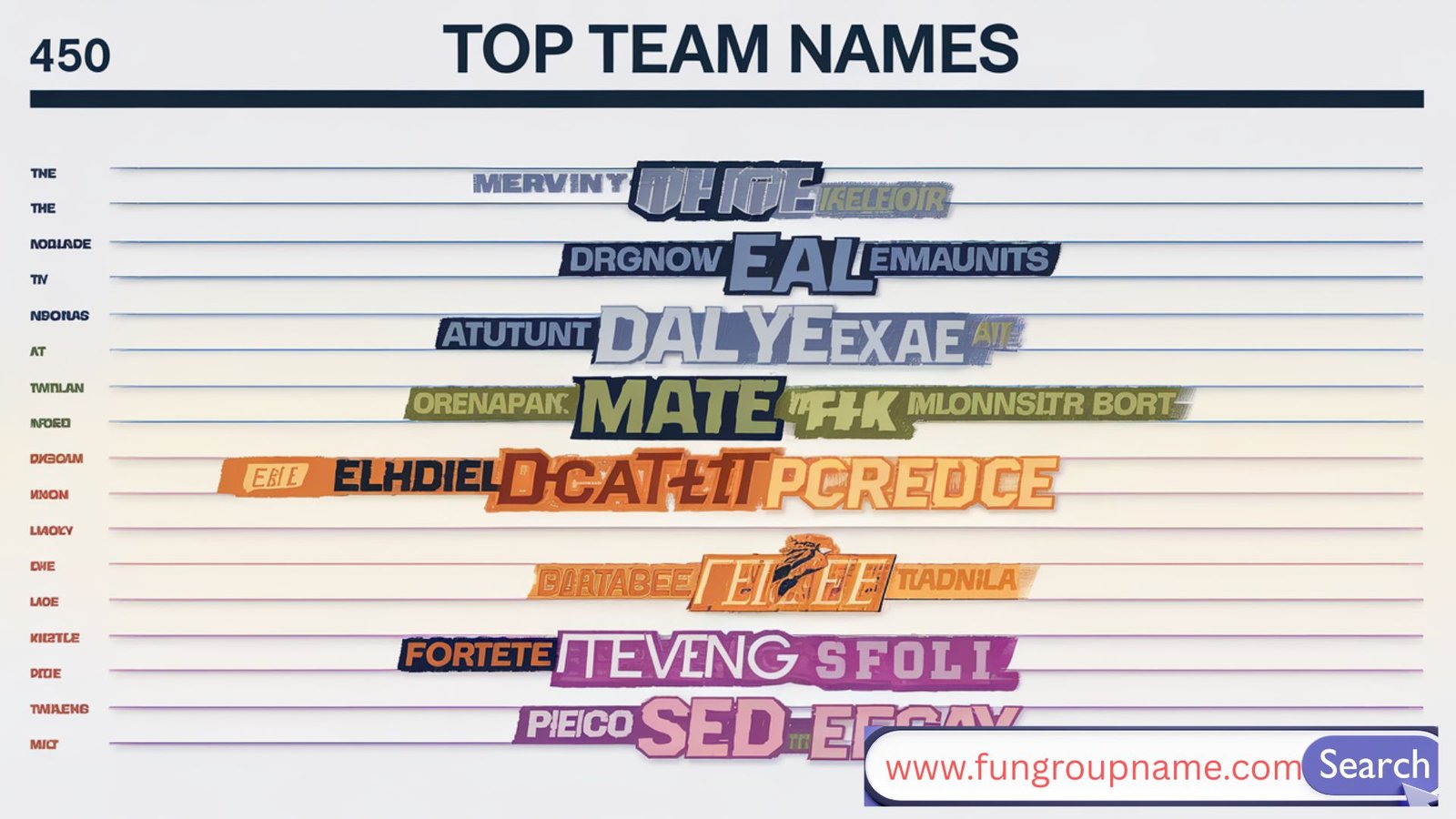 450 Best Team Names Ranked!