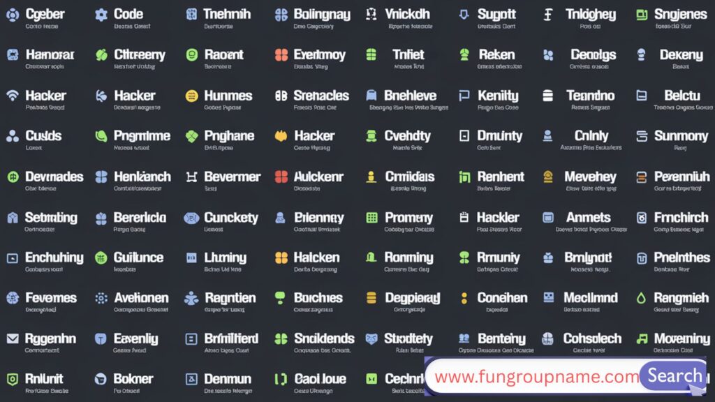 Creative tech team names inspired by tech jargon for coding, IT, and programming groups