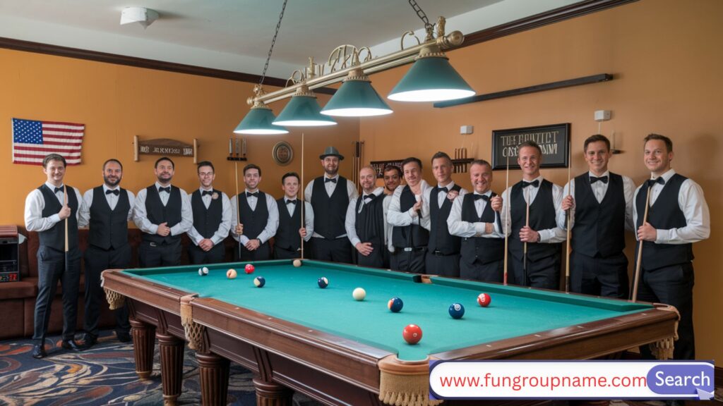 Creative and clever pool team names list for billiards, snooker, and cue sports teams in tournaments and leagues

