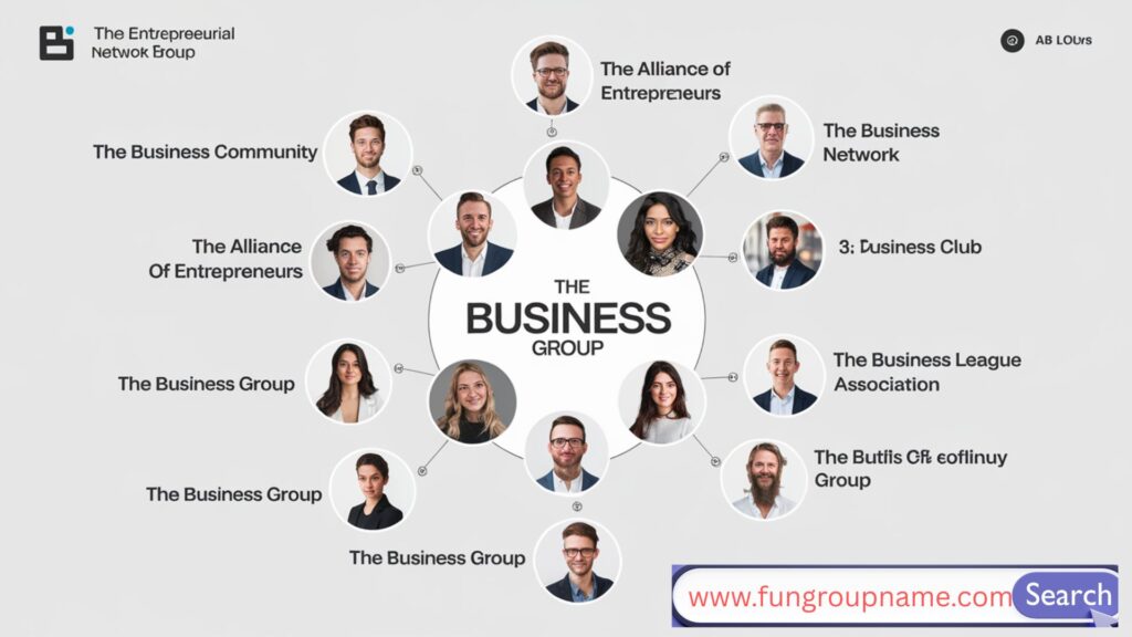 Creative and innovative business group names that inspire modern branding and unique identity ideas for companies and startups.