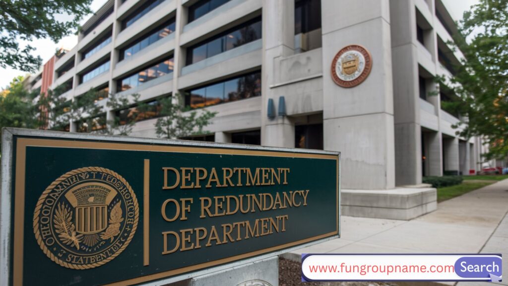 Funny government group names for creative agencies, political teams, and student councils – humorous and witty naming ideas.