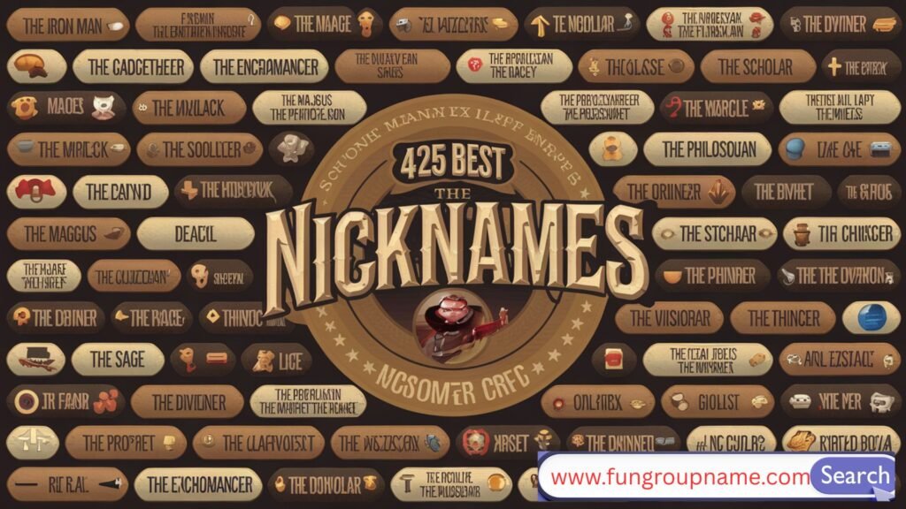 Gaming character nicknames inspiration featuring popular video game heroes and avatars in action

