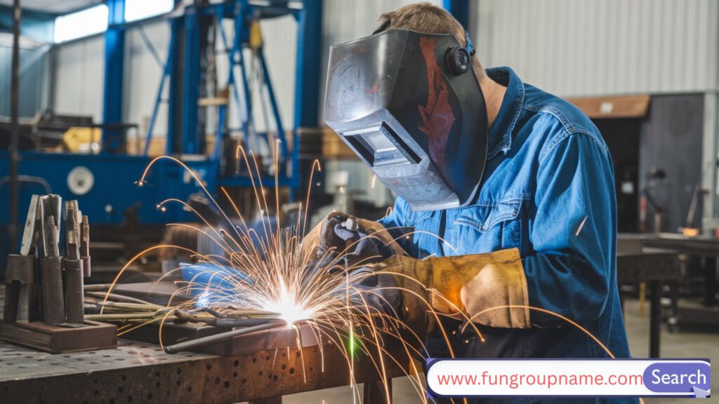 Professional welding group names for skilled welders, fabrication teams, and metalworking businesses.