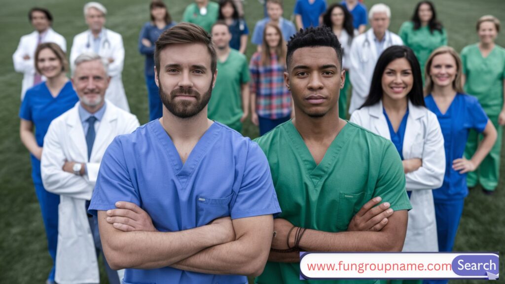 Specialized doctor group names for cardiology, pediatrics, orthopedics, and other medical specialties to inspire your healthcare branding.